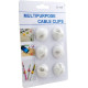 Органайзер для дротів Cable Clips, white